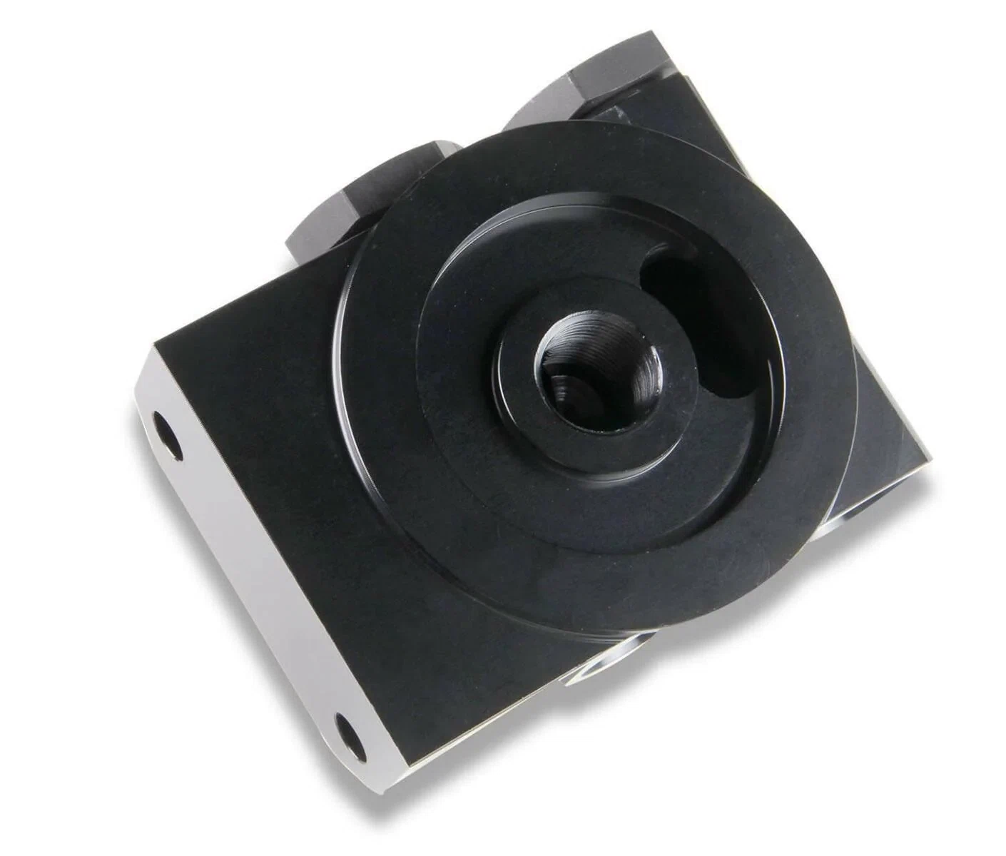 Earl's Billet Remote Oil Filter Mount - 2077ERL